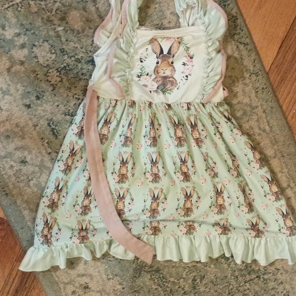Other - Mint Green Bunny Print Dress